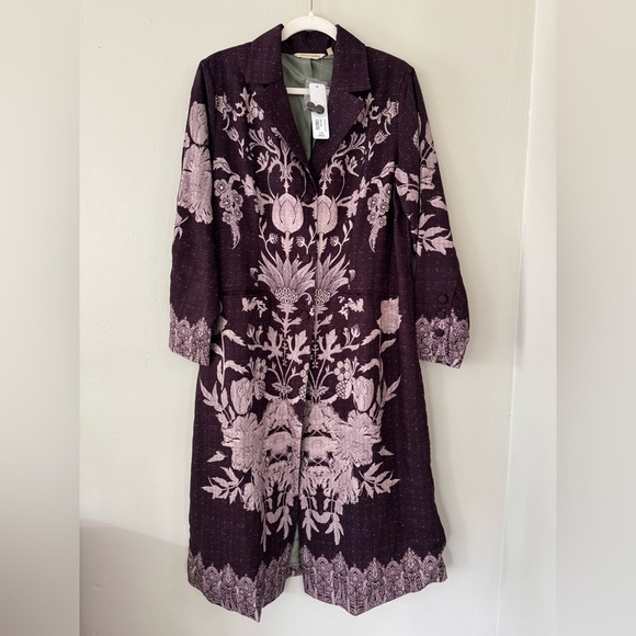 Soft Surroundings Masterpiece Duster in Purple Wine - Picture 2 of 7